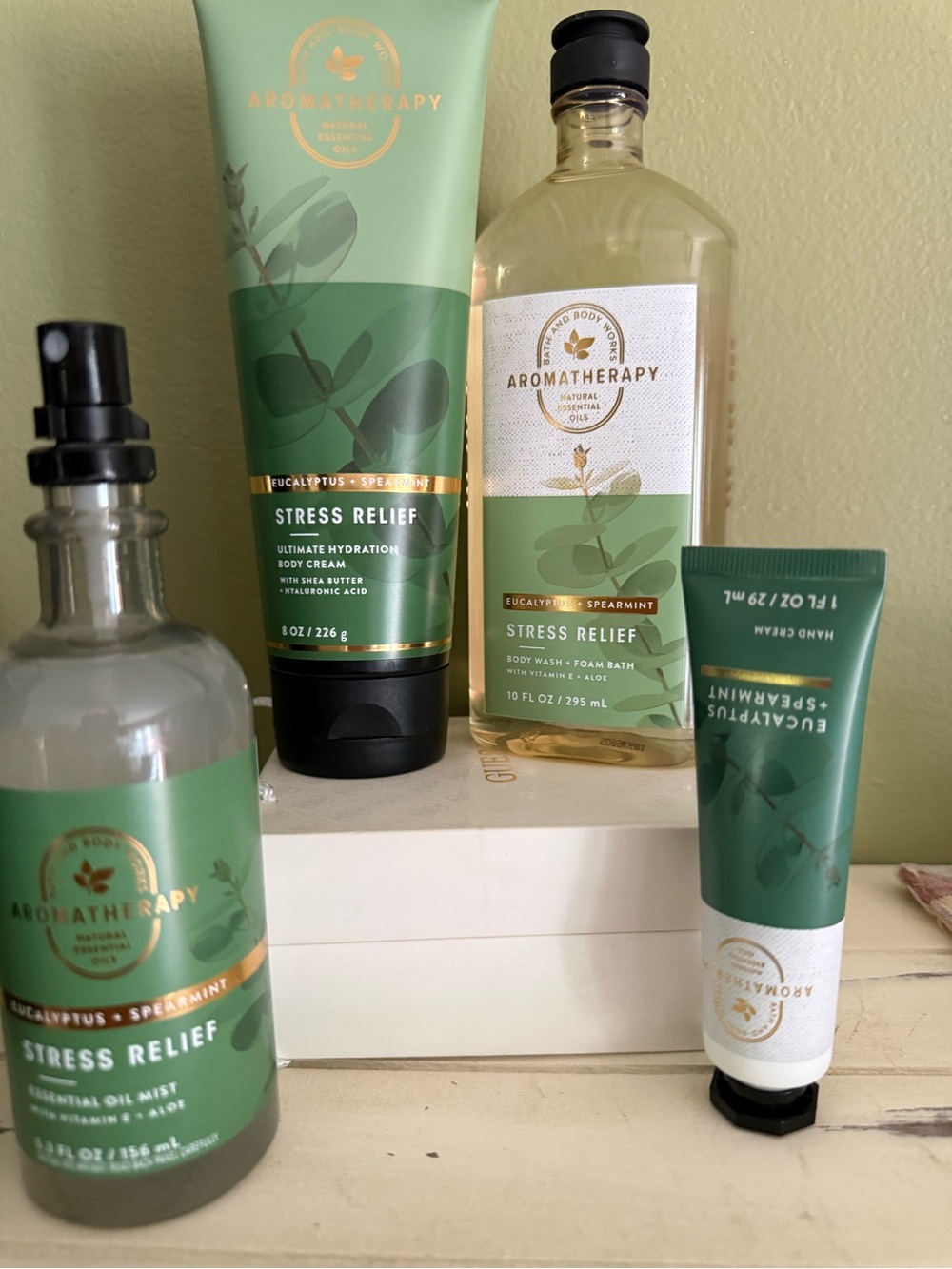 Bath & Body Aromatherapy body products for soothing skin